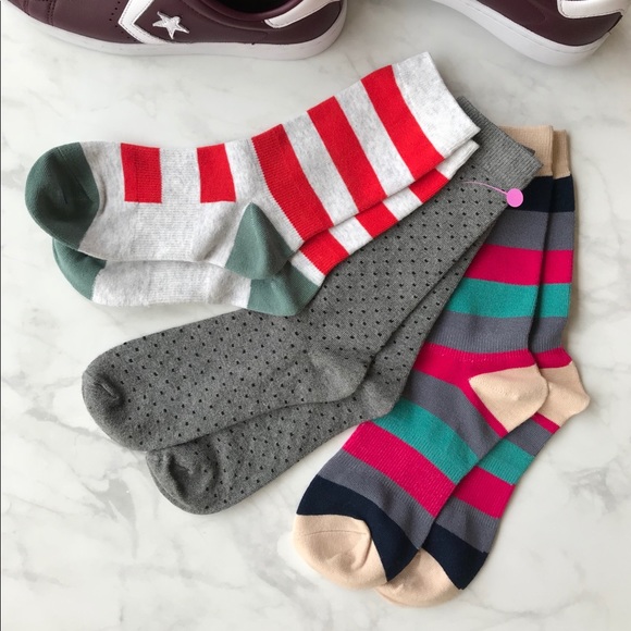 3pair Colored Socks NEW - Picture 1 of 5